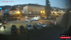 Střed obce Rokytnice nad Jizerou