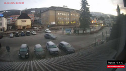 Střed obce Rokytnice nad Jizerou