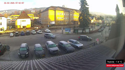 Střed obce Rokytnice nad Jizerou