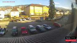 Střed obce Rokytnice nad Jizerou