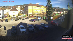 Střed obce Rokytnice nad Jizerou