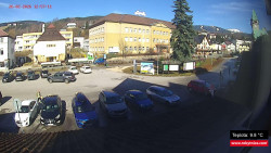 Střed obce Rokytnice nad Jizerou