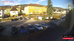 Střed obce Rokytnice nad Jizerou