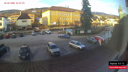 Střed obce Rokytnice nad Jizerou