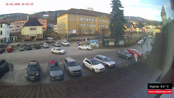 Střed obce Rokytnice nad Jizerou