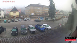 Střed obce Rokytnice nad Jizerou