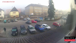 Střed obce Rokytnice nad Jizerou