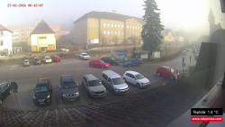 Střed obce Rokytnice nad Jizerou