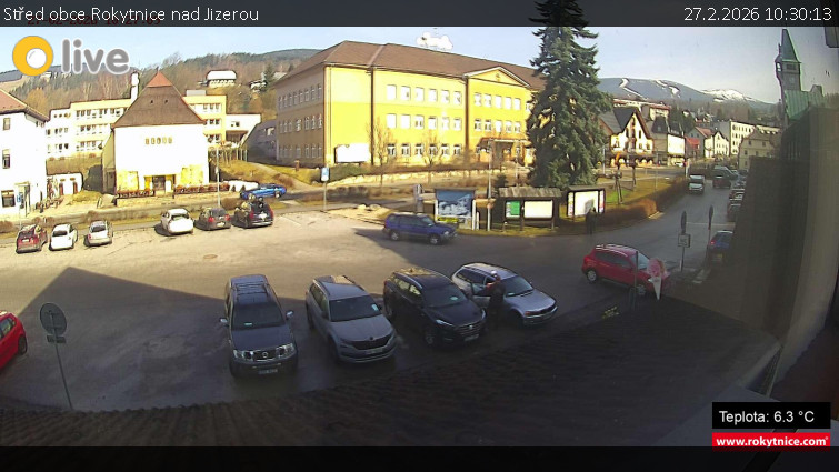 Město Rokytnice nad Jizerou - Střed obce Rokytnice nad Jizerou - 27.2.2026 v 10:30