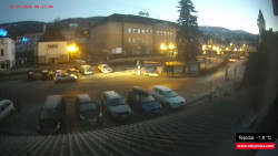 Střed obce Rokytnice nad Jizerou