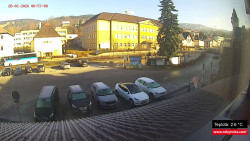 Střed obce Rokytnice nad Jizerou