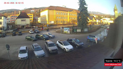 Střed obce Rokytnice nad Jizerou