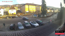 Střed obce Rokytnice nad Jizerou