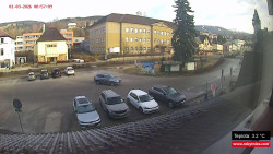 Střed obce Rokytnice nad Jizerou