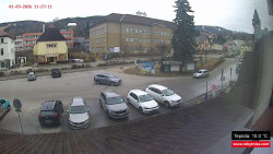 Střed obce Rokytnice nad Jizerou