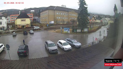 Střed obce Rokytnice nad Jizerou