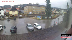 Střed obce Rokytnice nad Jizerou