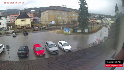 Střed obce Rokytnice nad Jizerou