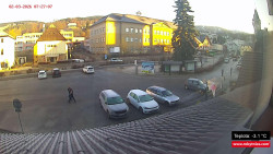 Střed obce Rokytnice nad Jizerou