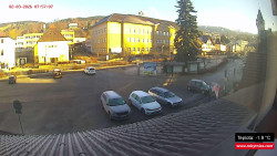 Střed obce Rokytnice nad Jizerou