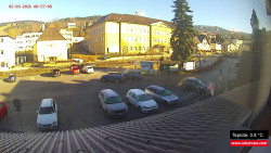 Střed obce Rokytnice nad Jizerou