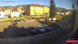 Střed obce Rokytnice nad Jizerou