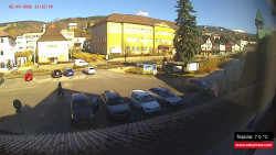 Střed obce Rokytnice nad Jizerou