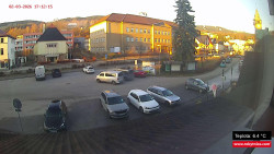 Střed obce Rokytnice nad Jizerou