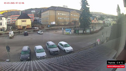 Střed obce Rokytnice nad Jizerou