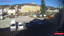 Střed obce Rokytnice nad Jizerou