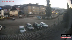 Střed obce Rokytnice nad Jizerou