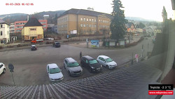 Střed obce Rokytnice nad Jizerou