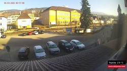 Střed obce Rokytnice nad Jizerou