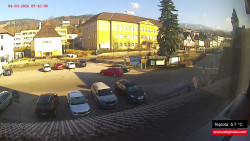 Střed obce Rokytnice nad Jizerou