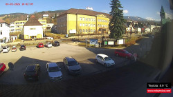 Střed obce Rokytnice nad Jizerou