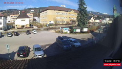 Střed obce Rokytnice nad Jizerou