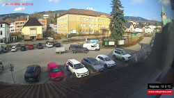 Střed obce Rokytnice nad Jizerou