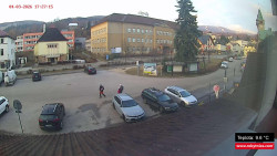 Střed obce Rokytnice nad Jizerou