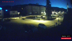 Střed obce Rokytnice nad Jizerou