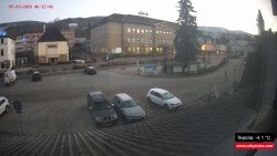 Střed obce Rokytnice nad Jizerou