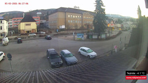 Město Rokytnice nad Jizerou - Střed obce Rokytnice nad Jizerou - 5.3.2026 v 06:30