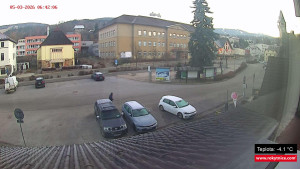 Město Rokytnice nad Jizerou - Střed obce Rokytnice nad Jizerou - 5.3.2026 v 06:45