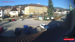 Střed obce Rokytnice nad Jizerou