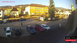 Střed obce Rokytnice nad Jizerou