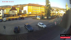 Střed obce Rokytnice nad Jizerou