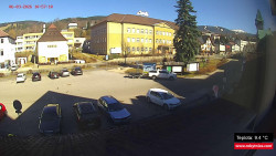 Střed obce Rokytnice nad Jizerou