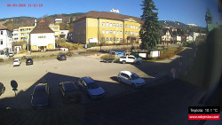 Střed obce Rokytnice nad Jizerou