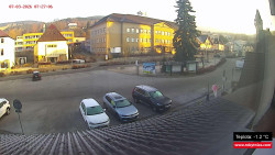 Střed obce Rokytnice nad Jizerou