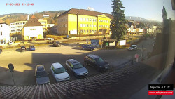 Střed obce Rokytnice nad Jizerou