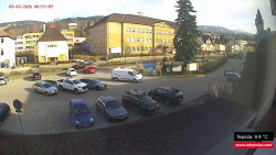 Střed obce Rokytnice nad Jizerou